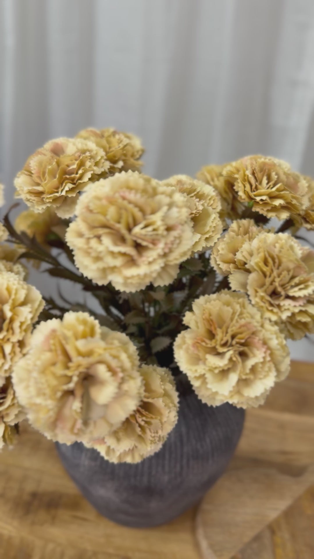 Golden Carnation Spray 15.75”