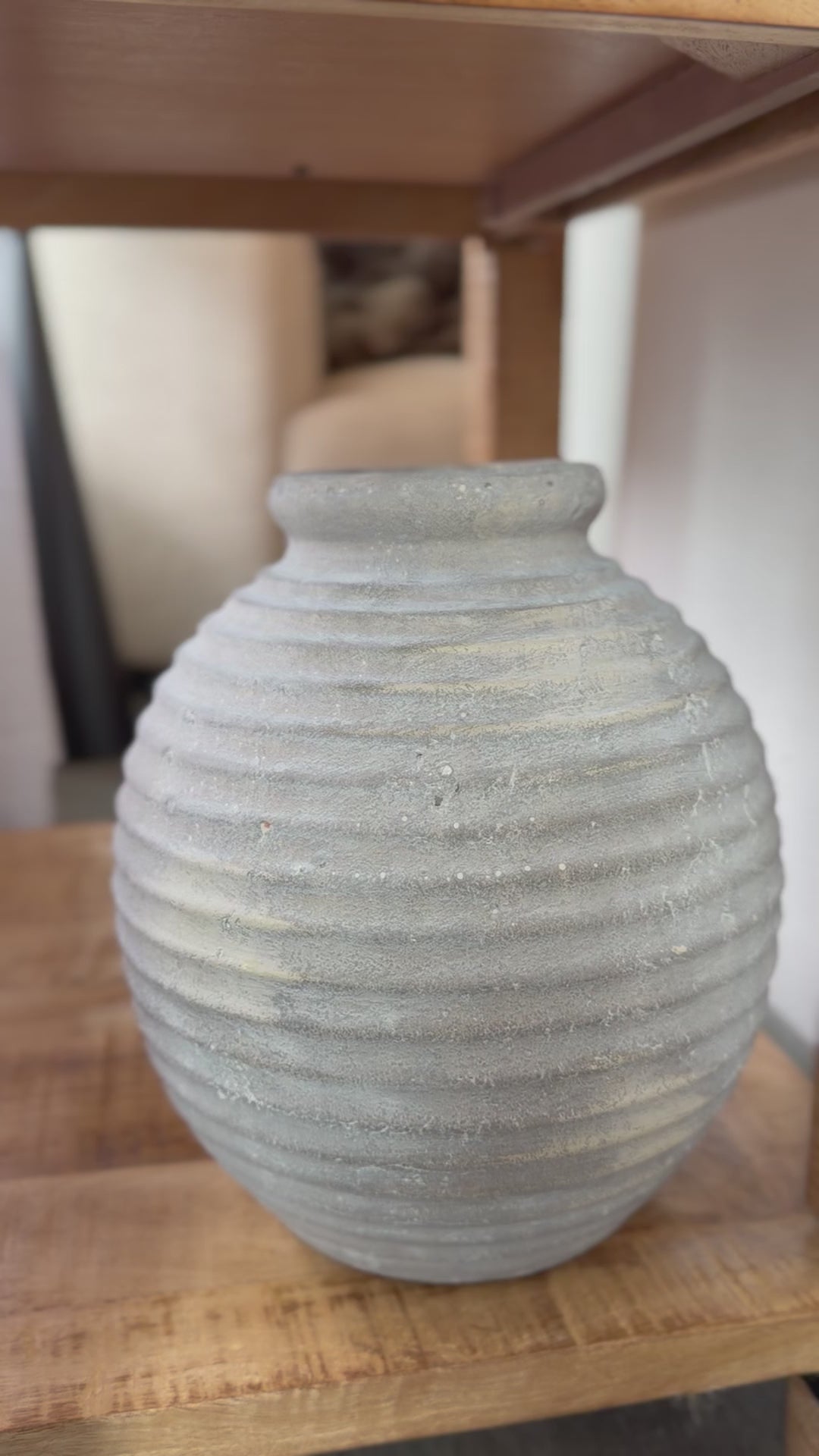Sedona Ribbed Vase