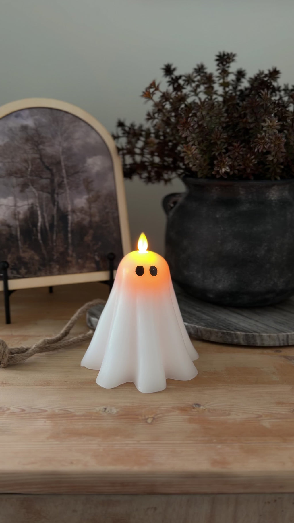 Remy the Ghost LED Candle